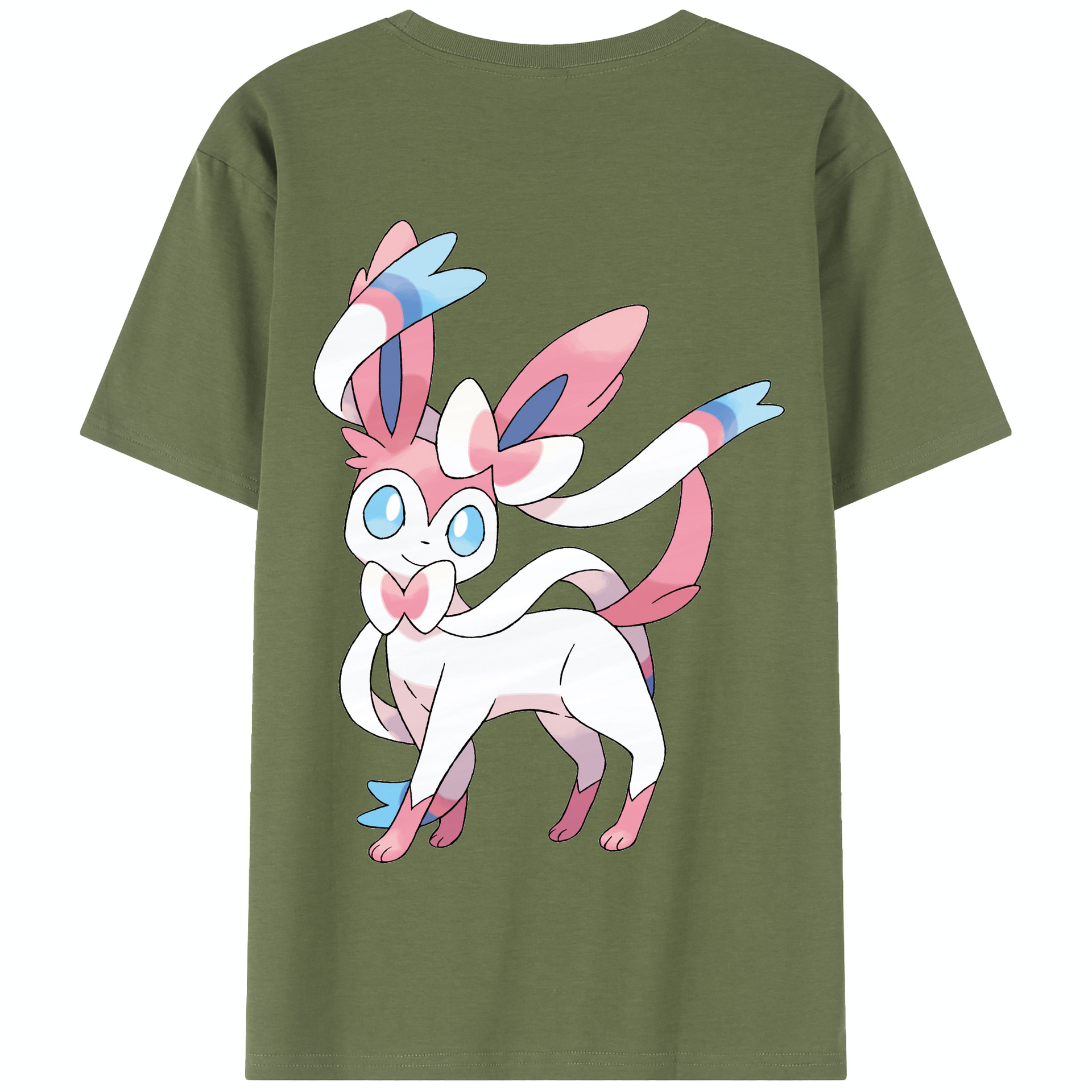 （画像用） ポケットモンスター Pokémon 綿100％半袖Tシャツ（背面プリント）